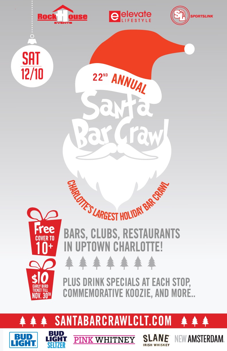 22nd Annual Santa Bar Crawl RockHouse Events